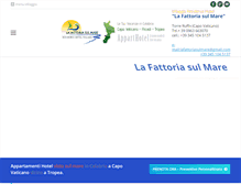 Tablet Screenshot of lafattoriatorreruffa.it